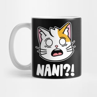 Nani Japanese Anime Manga Cat Mug